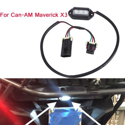 ป้ายทะเบียน LED ไฟสำหรับติดตั้งปลั๊กอินสำหรับ Can-AM Maverick อุปกรณ์เสริม X3มอเตอร์ไซค์