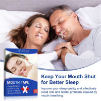 120Pcs Better Nose Breathing Sleep Mouth Tape Anti-Snoring Sleep Aid Strips ปรับปรุงการนอนหลับในเวลากลางคืน