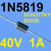 (10ชิ้น)ไดโอด 1N5819 40V 1A SCHOTTKY BARRIER DIODE