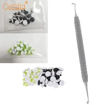 Dental Resin Filling Tools Kit Composite Light Cure Holder Quick Foam