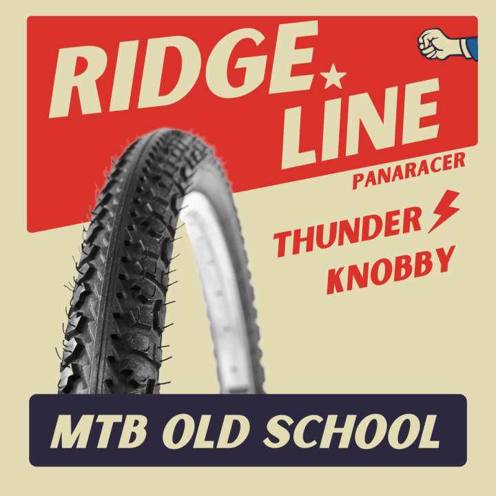 ผ่อน-0-ยางจักรยาน-panaracer-ridge-line-ขอบลวด-26-oldschool-mtb