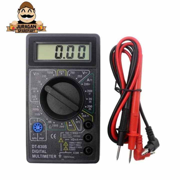 MULTITESTER DIGITAL MINI DT830B MULTIMETER AVOMETER ORIGINAL Lazada