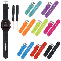 [HOT JUXLLKBKOW 514] ใหม่ซิลิโคนเปลี่ยนข้อมือวงสำหรับผู้เบิกทาง Garmin 25นาฬิกา GPS ด้วยเครื่องมือนาฬิกาข้อมือวงสายสำหรับผู้เบิกทาง Garmin 25