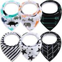 【DT】hot！ 2pcs/lot Cotton Baby Boys And Feeding Burp Cloths Bibs Bandanas Scarf Children Cravat