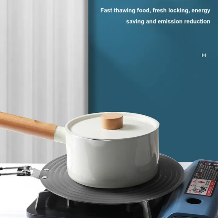 VonShef Induction Hob Converter - Adapter For Moka Pots & Coffee Makers - Induction Plate For All Hob Types, Aluminium 13cm Diameter Stovetop - Heat Resistant Handle - Online Marketplace