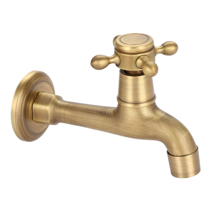 zerone-vintage-faucet-wall-mounted-vintage-solid-brass-faucet-single-cold-water-tape-for-kitchen-sink-mop-pool