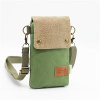 สีทึบหญิงกระเป๋าโทรศัพท์มือถือขนาดเล็กขนาดเล็กลำลอง Crossbody กระเป๋าผ้าสะพายไหล่กระเป๋าหิ้วแสงสำหรับนักเรียน