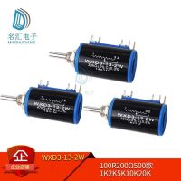 ❆∏ WXD3-13-2W 5.6K/6.8/22K/47K/100K ohm WXD3-13 2W Wirewound Multi-Turn Potentiometer 1K 2.2K 4.7K 5.6K 6.8K 47K 100K rotary switch