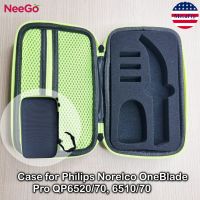 NeeGo® Case for Philips Norelco OneBlade Hybrid Electric Trimmer &amp; Shaver Protective Cover Storage Bag กระเป๋าเก็บเครื่องโกนหนวดไฟฟ้า และอุปกรณ์เสริม