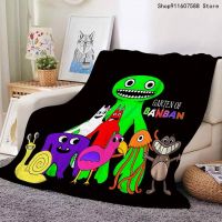 Cartoon Garten Of Banban Blanket Flannel Throw Blanket Gift For Kids Girl Boys Home Decor Living Room Bedroom Sofa Anime Blanket