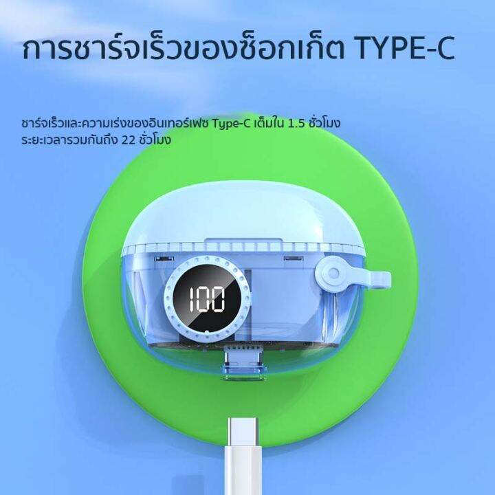 ใหม่ล่าสุด-หูฟังบลูทูธ-สเตอริโอ-หูฟังไร้สาย-แยกเสียงซ้ายขวา-tws-wireless-bluetooth-5-3-headset-earphone-earbud-รุ่นm25-เป็นแบบสัมผัส