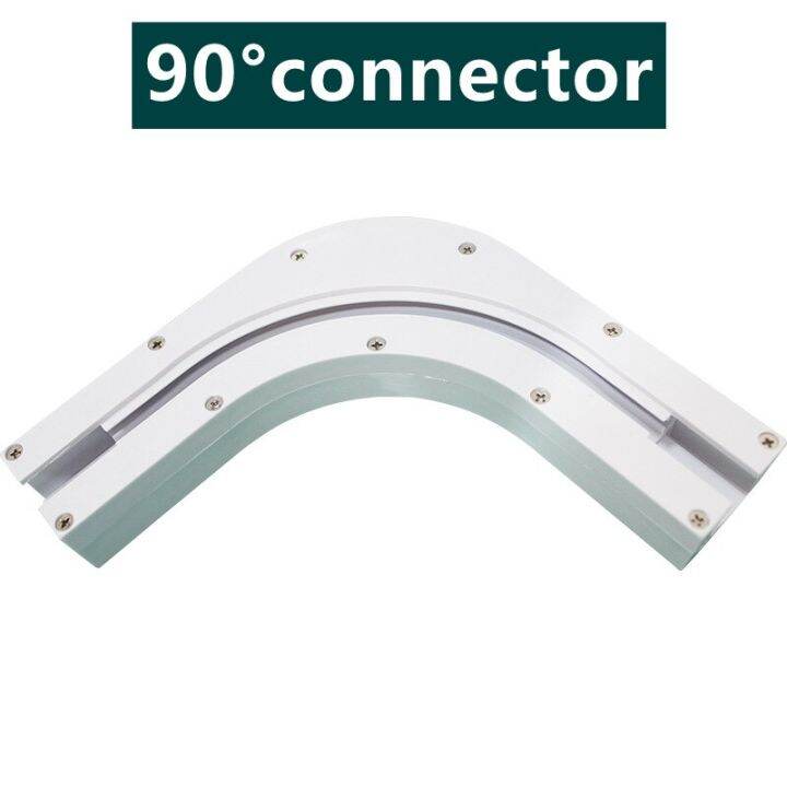 90°135° Degree Electric Curtain Somfy Track Rail Joint Connector For