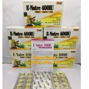 E - Natre 400IU bổ sung vitamin e cho da, kèm tinh chất nha đam aloe vera