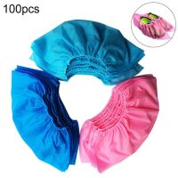 【CW】 100pcs Disposable Shoe Cover Dustproof Non-slip Dhoe Children Students Adult Non-woven Household Foot