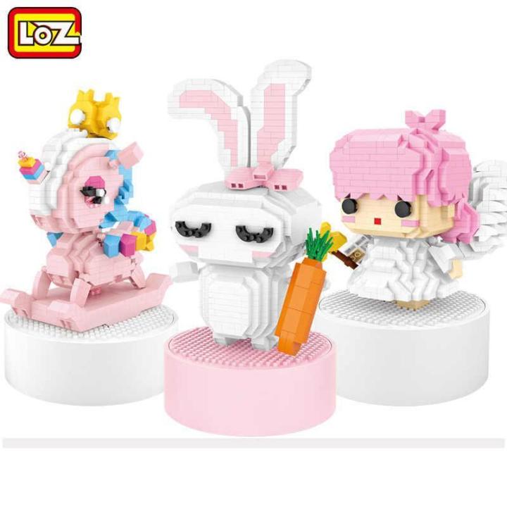 loz-music-box-9852-bunny-block-pink-cute-musical-box-770pcs