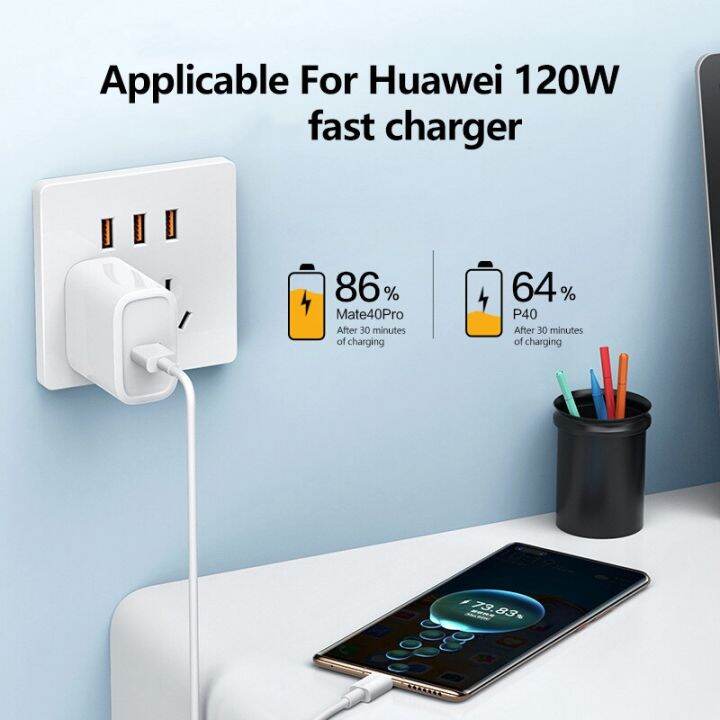 hot-ruxmmmlhj-566-10a-120w-type-c-สาย-usb-ซูเปอร์สายชาร์จแบบเร็วสำหรับ-huawei-mate-40-xiaomi-samsung-honor-50สายชาร์จ-usb-c-สายข้อมูล