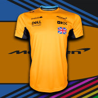 เสื้อยืดคอกลม F1T-Shirt McLaren เสื้อยืดทีม แม็คลาเรน รุ่น Lando Norris#04 #FM0071 พิมพ์ทั้งตัว ไซส์ S-5XL