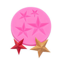 Kitchen Baking Decoration Creative Star Chocolate Fondant Baking Mold Silicone Mold Decorating Tools