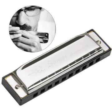 Swan Bass Harmonica Senior Play The Harmonicas Music Present Mouth