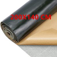 hotx【DT】 (200X140cm) Adhesive Faux Leather Repair Subsidy Sofa Sticker for Car - Black 1mm Thick