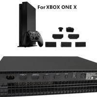 【Fast-selling】 ชุดซิลิโคนกันฝุ่น7ชิ้นเคสฝาปิดกันฝุ่นสำหรับ Xbox X อุปกรณ์เสริมเครื่องเกมคอนโซลเล่นเกม