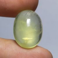 พลอย พรีไนต์ ดิบ ธรรมชาติ แท้ ( Natural Prehnite ) หนัก 14.59 กะรัต