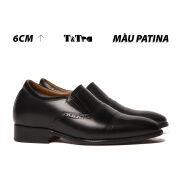 6CM Giày Tăng Chiều Cao Nam T&TRA A211 Đen