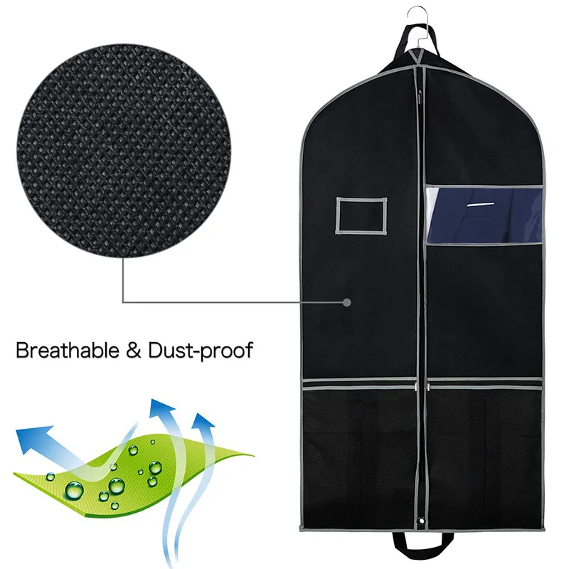 Hanging Garment Bag Protective Cover Non Woven Fabric, Thin and Lightweight  _ - AliExpress Mobile