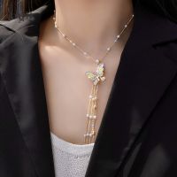 【Preflow ornament】 HangZhi 2020ใหม่ Koreantines พู่ยาว ColorPendant Collarfor WomenTravel เครื่องประดับ