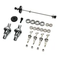 Metal Drive Shaft Driving Gear Differential Set for 284131 K969 K979 K989 K999 P929 1/28 RC Car Upgrades Parts