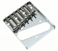 KAISH Vintage TL Chrome Ashtray Style Electric Guitar Bridge 6 Saddles Fits For Telecaster w/ screws