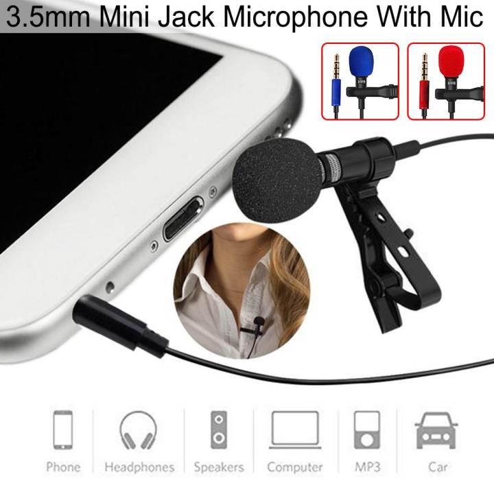 มินิ3-ไมโครโฟนไมค์ไมโครโฟน5หัวแจ็คอักซ์มิลลิเมตรไมโครโฟนแบบแฮนด์ฟรีลาวาเลียร์แบบมีสาย-samsung-สำหรับ-iphone