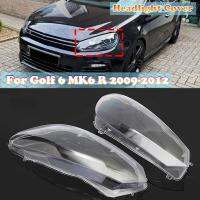 Car Headlight Shell Headlight Lens Replacement Auto Transparent Lampshade for- Golf 6 MK6 R 2009-2012