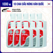 1000ml Bộ 10 chai dầu nóng Hàn Quốc xoa bóp massage Antiphlamine Chai