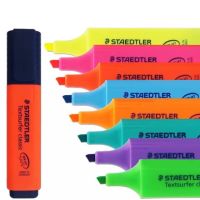 ปากกาเน้นข้อความ สเต็ดเลอร์ สีสะท้อนแสง คุณภาพเกินราคา สีสด ใช้ดี