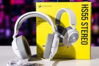 NEW ! CORSAIR HS55 STEREO Wired Gaming Headset — Carbon หุฟังใส่สบาย น้องใหม่จากคอร์แซร์