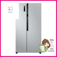 ตู้เย็น SIDE BY SIDE LG GC-B187JQAM 18.3 คิว สีเงินSIDE-BY-SIDE REFRIGERATOR LG GC-B187JQAM 18.3CU.FT SILVER **คุณภาพดี**