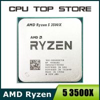 AMD Ryzen 5 3500X 3500X R5 3.6GHz หกแกนเครื่องประมวลผลซีพียูเกลียว7NM 65W L3 = 32M 100-000000 158ซ็อกเก็ต AM4