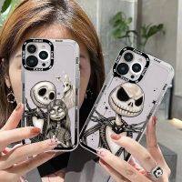 [สินค้าใหม่ในสต็อก] Disney The Nightmare Before Christmas Jack เคสโทรศัพท์สำหรับ iPhone 11 12 13 Mini Pro Max 14 Pro Max Case Shell