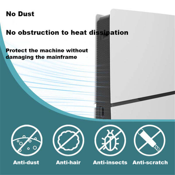 For PS5 slim Console Side Dust Proof Filter Cover Dust Net And Cooling