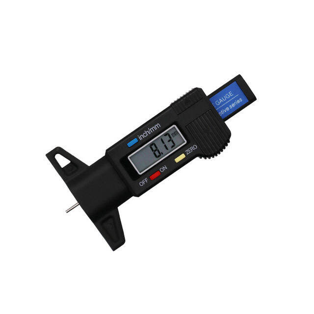 Tire Wear Detection Measuring Tool Digital Car Tyre Tire Tread Depth Gauge Meter Auto Caliper