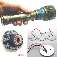 DX7L2 Diving Flashlight 3 modes control drive board for 3 x 18650 T6 L2 Beads diving torch Diving Flashlights