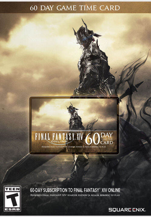 Final Fantasy XIV Online 60 Day Time Card Digital Code US FFXIV