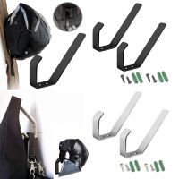 【YF】 2PCS Motorcycle Helmet Holder Rack Wall Mount Display Stand Multipurpose Coat Hook Jacket Hanger for Home