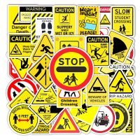 10/30/50PCS Warning Stickers Danger Banning Skateboard Fridge Guitar Laptop Motorcycle Travel Cool Decals Sticker Classic Toys Stickers Labels