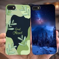 เคสสำหรับ Huawei Y5 Lite 2018มีสไตล์อาร์ตผ้าหุ้มหลังทาสีซิลิโคนนิ่มเคสโทรศัพท์สำหรับ Huawei Y5 Prime 2018ปลอก5.45