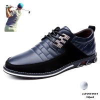 Men Golf Shoes Plus Size 29CM Big Foot Male Waterproof Outdoor Golfing Training Sneakers Winter Leather Shoes Golf Trainers