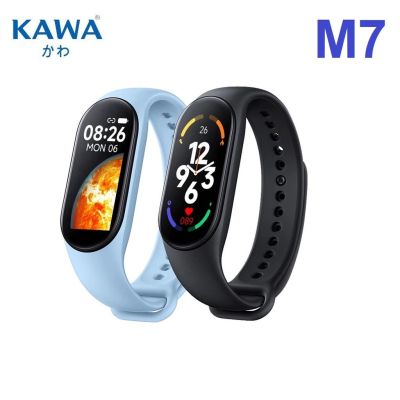 🔥รุ่นใหม่🔥นาฬิกาอัจฉริยะ Kawa M7 smart watch วัดอัตราการเต้นหัวใจ กันน้ำ