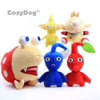 3 Styles Children Gift Pikmin Captain Olimar Bulborb Chappy Cute Stuffed Dolls 14-25cm Kids Gift Yellow/Blue/Red Flower