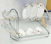 ชั้นคว่ำจาน ทำจาก สแตนเลส ชั้นวางจาน ในครัว 2 ชั้น Dish drainer Stainless Steel